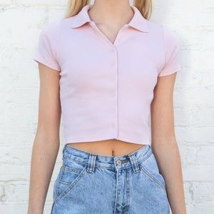 Brandy Melville Pink Caroline Top